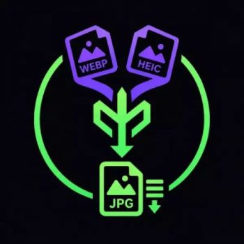 Конвертер WebP→JPG, HEIC→JPG, СЖАТИЕ