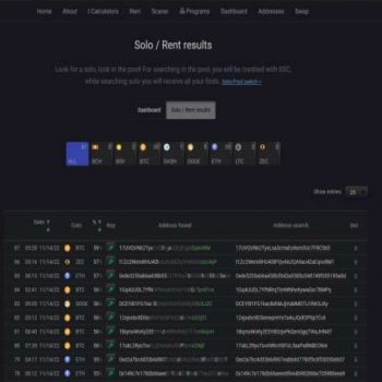 SecretScan - Поиск утерянных криптовалютных кошельков.