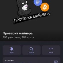 Проверка майнера