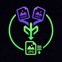 Конвертер WebP→JPG, HEIC→JPG, СЖАТИЕ
